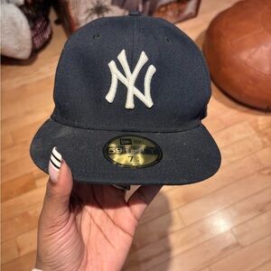 Navy Blue NY Logo Cap